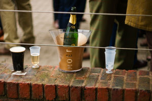 Racegoers were able to enjoy a range of drinks, from simple pleasures to more expensive tastes. (Photo by Alan Crowhurst/Getty Images)