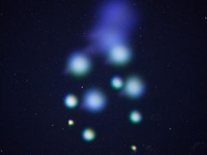 Supporting image for story: Nasa finally lights up the skies with colourful artificial clouds after several delays