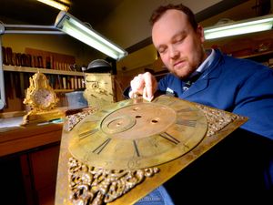 Supporting image for story: Tommy brings clock making back to Ellesmere