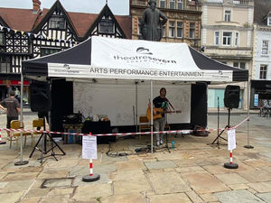 Supporting image for story: Musicians strike a chord in Shrewsbury town centre