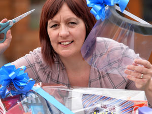 Supporting image for story: Lisa’s hampers full of gifts sent out to Dudley hospital staff