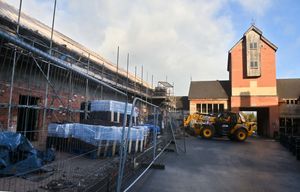 A new, two storey building is currently being built at Joules Brewery 