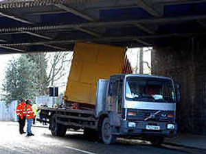 Supporting image for story: Bridge hit by lorry again