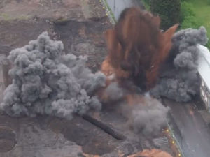 Supporting image for story: WATCH: Incredible moment Aston Expressway bomb is finally blown up