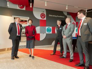 Supporting image for story: Oswestry firm 'honoured' to have visit from Princess Royal