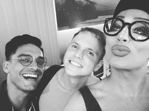 Bianca Del Rio with Shane Jenek AKA Courtney Act. Photo from: https://www.facebook.com/TheBiancaDelRIo/