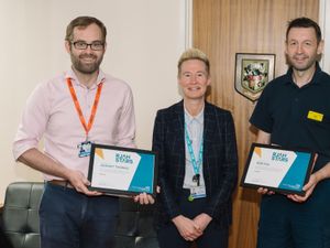Supporting image for story: Hip hip hooray! Patient's praise wins award for hospital's 'wonderful' joint surgery team