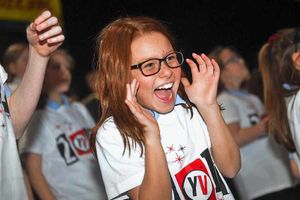 Supporting image for story: Young Voices: Shropshire schools join choirs at Birmingham Genting Arena