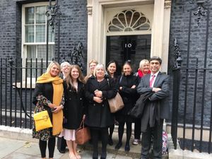 Supporting image for story: Owen Paterson MP thanks Oswestry hospital staff with Downing Street tour
