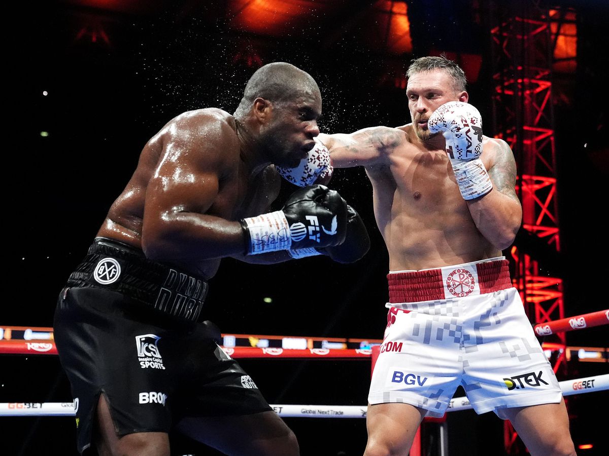 Oleksandr Usyk proves too strong again for Daniel Dubois at Wembley Oleksandr Usyk proves too strong again for Daniel Dubois at Wembley