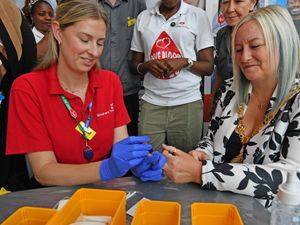 Supporting image for story: 'You can become a lifesaver in your community' - Charity gives visitors to Walsall Manor the chance to potentially save lives