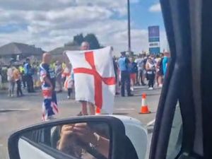 Supporting image for story: 'Be careful on the A5' - Locals warn after protestors spotted outside Cannock hotel