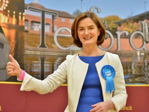 Supporting image for story: Election night as it happened: Conservatives celebrating in Shropshire and Mid Wales