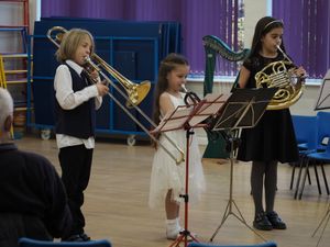 Young musicians performing in the Instrumental & Ensemble class at the Lichfield Festival of Music