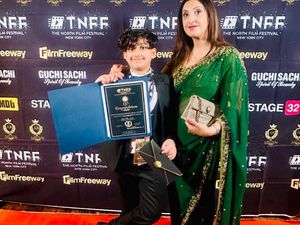 Supporting image for story: Reece cuts ribbon at opening ceremony of New York film festival