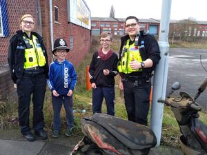 Supporting image for story: Black Country magnet fishers fetch stolen scooter out of canal
