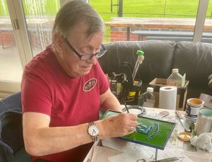 Supporting image for story: 'It will be back on the bridge in no time' - Volunteers step in to rescue fading piece of Shrewsbury history