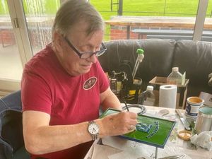 Supporting image for story: 'It will be back on the bridge in no time' - Volunteers step in to rescue fading piece of Shrewsbury history