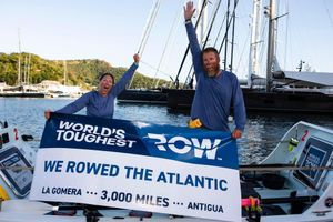 Team For Better Oar Worse arrive in Antigua