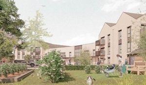 An computer generated image showing the style of development proposed at site of the former Phoenix School in Dawley. Picture: Telford & Wrekin Council