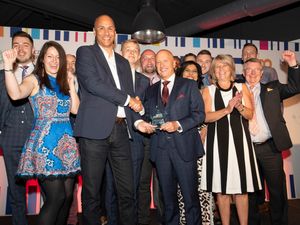 Supporting image for story: Bloom-ing marvellous! Top trophy for Wolverhampton menswear shop at city's WIRE Awards