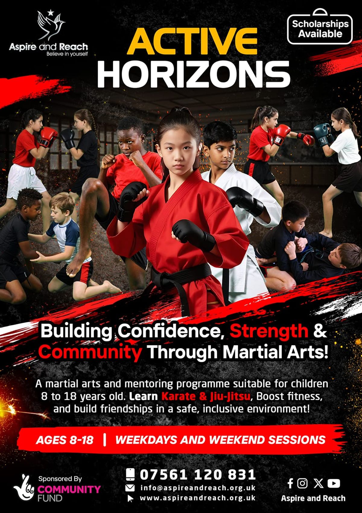Local martial arts project secures six-figure grant to empower young people