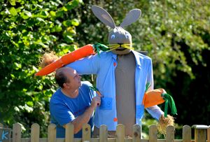 Gary Wharton with Peter Rabbit