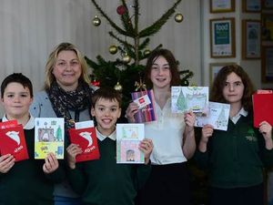 Supporting image for story: Christmas card contest at Market Drayton school