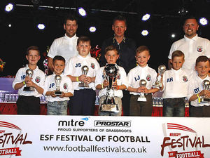 Supporting image for story: Tipton kids team earn Stuart Pearce's praise