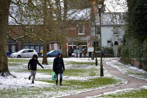 Snow in Tettenhall, Wolverhampton