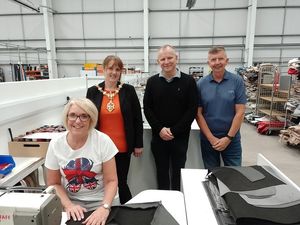 Supporting image for story: Mayor of Dudley visits new mobility firm's state-of-the-art factory