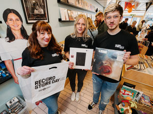 Supporting image for story: Wellington vinyl shop in its groove as Telford's music lovers pack the street for Record Store Day
