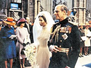 Supporting image for story: Royal weddings and grandchildren throughout the years