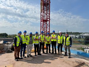 Supporting image for story: Newport students build construction skills