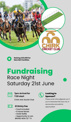 Supporting image for story: Chirk Cricket Club to hold race night in fundraising drive for 'essential' new nets
