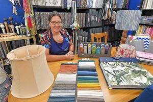 Supporting image for story: "After 30 years in the RAF I started a soft furnishings business with a interiors and gift shop in Broseley"