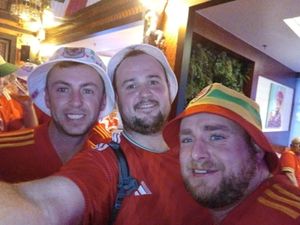 Supporting image for story: Fan flies last minute to watch Wales in World Cup – without telling girlfriend