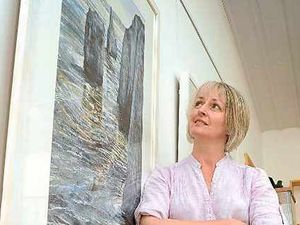 Supporting image for story: Staffordshire artist's watercolour show launch