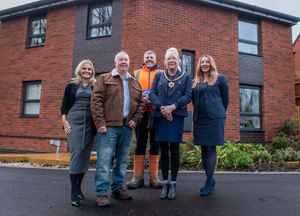 The site and sales team of Otters Reach welcomed the Deputy Mayor to the stunning Ironbridge development
