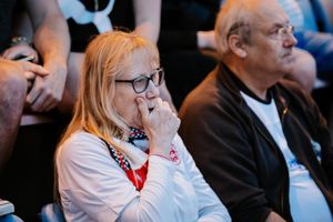 England fans watch at the New Bucks Head in Telford