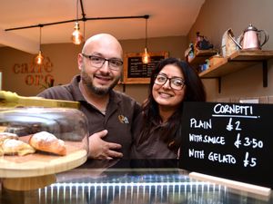 Supporting image for story: 'It's a bit of Rome and we love it!'- Shrewsbury cafe owners say town is 'little Italy' after whirlwind start