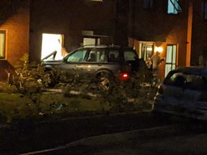 Car at front of house in Primrose Lodge 