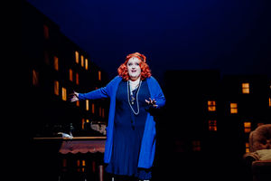 Miss Hannigan played by Sarah Scully