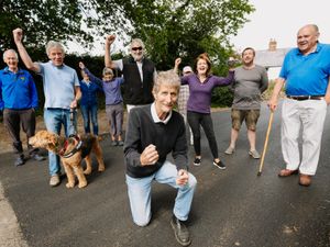 Supporting image for story: 'Chuffed to bits' villagers welcome long-awaited crossroads repairs 
