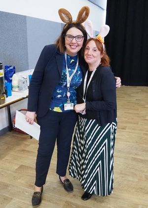 Karen Heins, assistant head, and Emma Edge, head of year 7