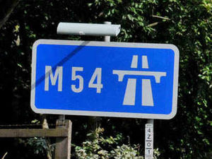Supporting image for story: M54 delays after rush-hour crash