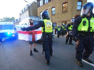 Supporting image for story: Arrest made as protesters gather outside Epping hotel ‘housing asylum seekers’