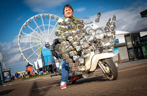 Dave and his scooter