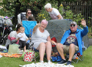 Members of the Gunn family, Hadley family, Garrett family and Graymills family, all from Stourbridge