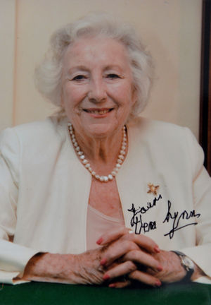 Dame Vera Lynn sent a signed photograph to Reg